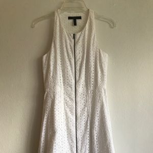 White Racerback Eyelet Dress